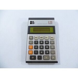 Vintage Casio JL-110 Electronic Calculator AS IS‎ FOR PARTS OR REPAIR READ